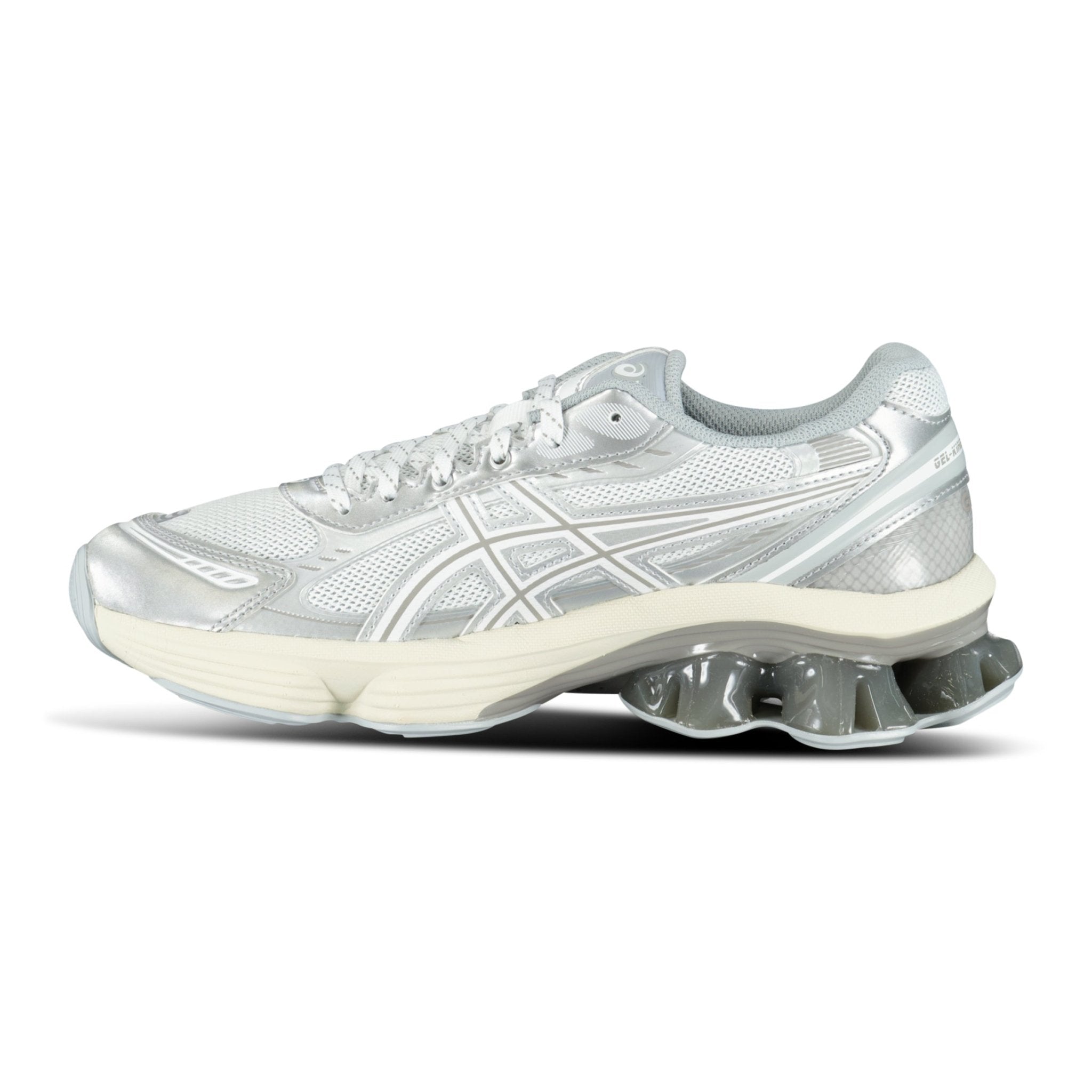 Asics GEL-KINETIC FLUENT Trainers White & Silver