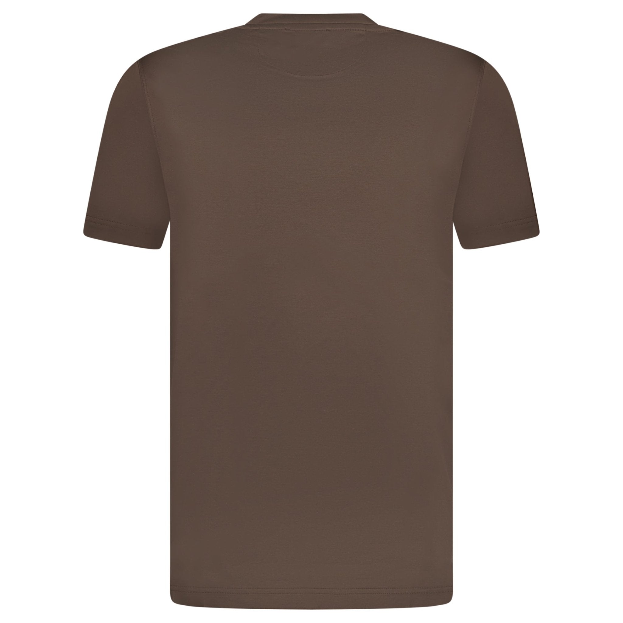 Bespoke Styling Mercerized Cotton T-Shirt Brown