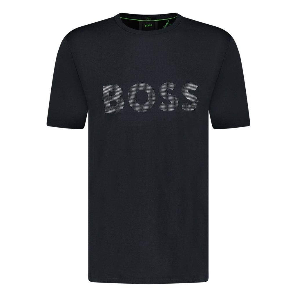 Hugo Boss Active Logo-Print T-Shirt Black