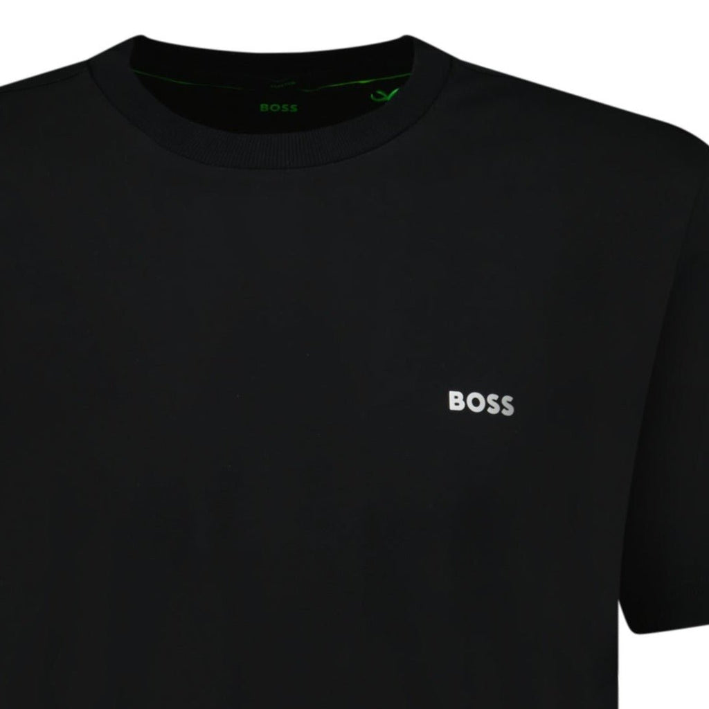 Hugo Boss Active Logo-Print T-Shirt Black