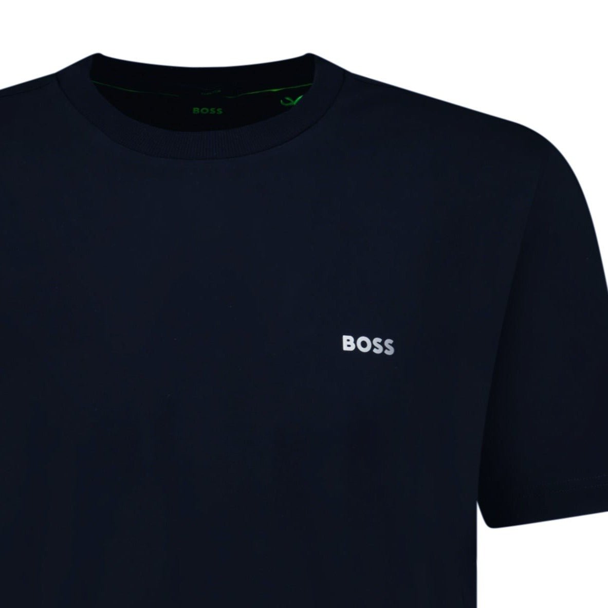 Hugo Boss Active Logo-Print T-Shirt Navy