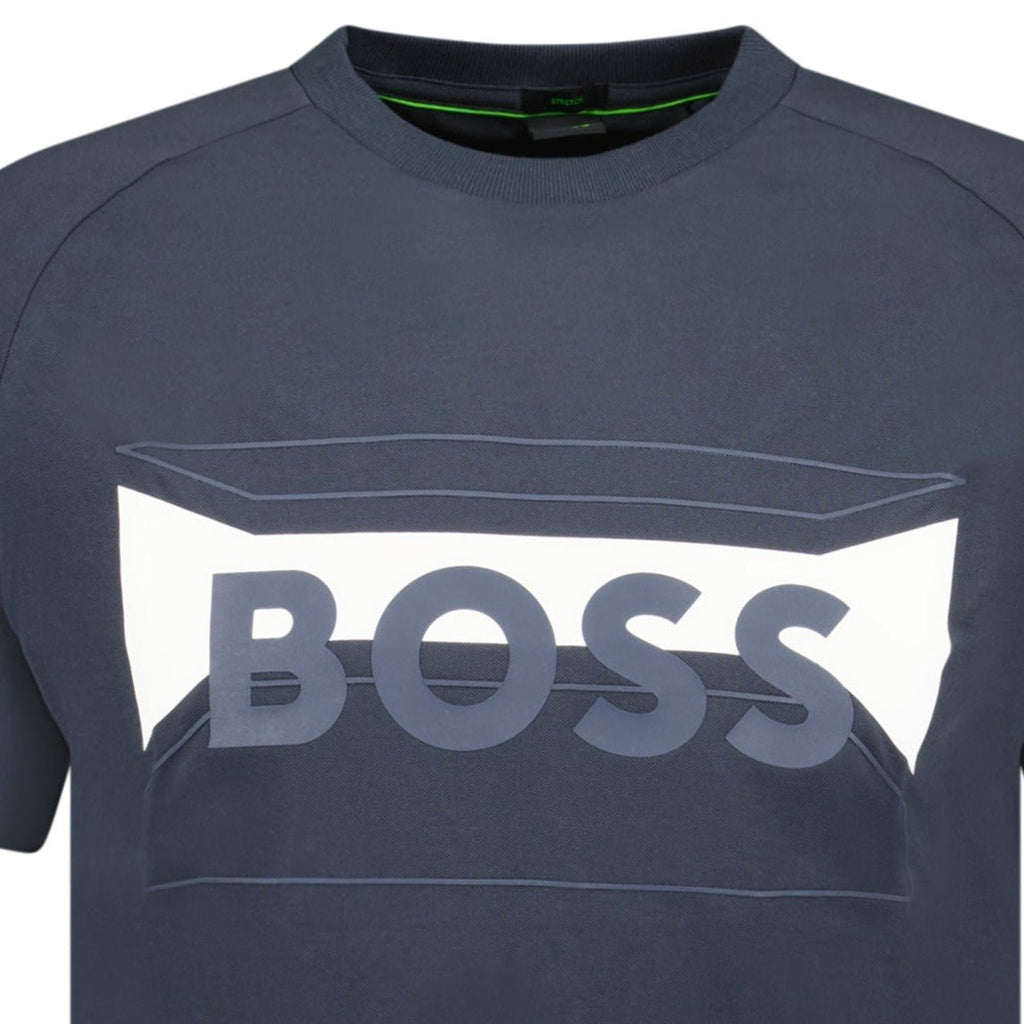 Hugo Boss Artwork Logo T-Shirt Navy