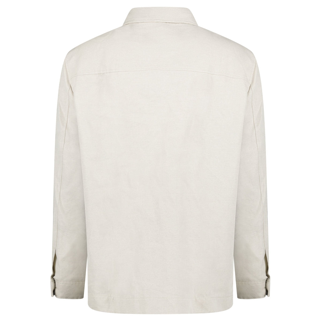 Hugo Boss Corvin Button Up Overshirt White