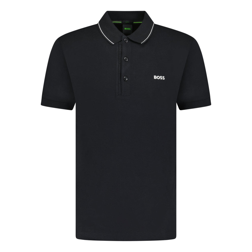 Hugo Boss Paule 4 Polo T-Shirt Black
