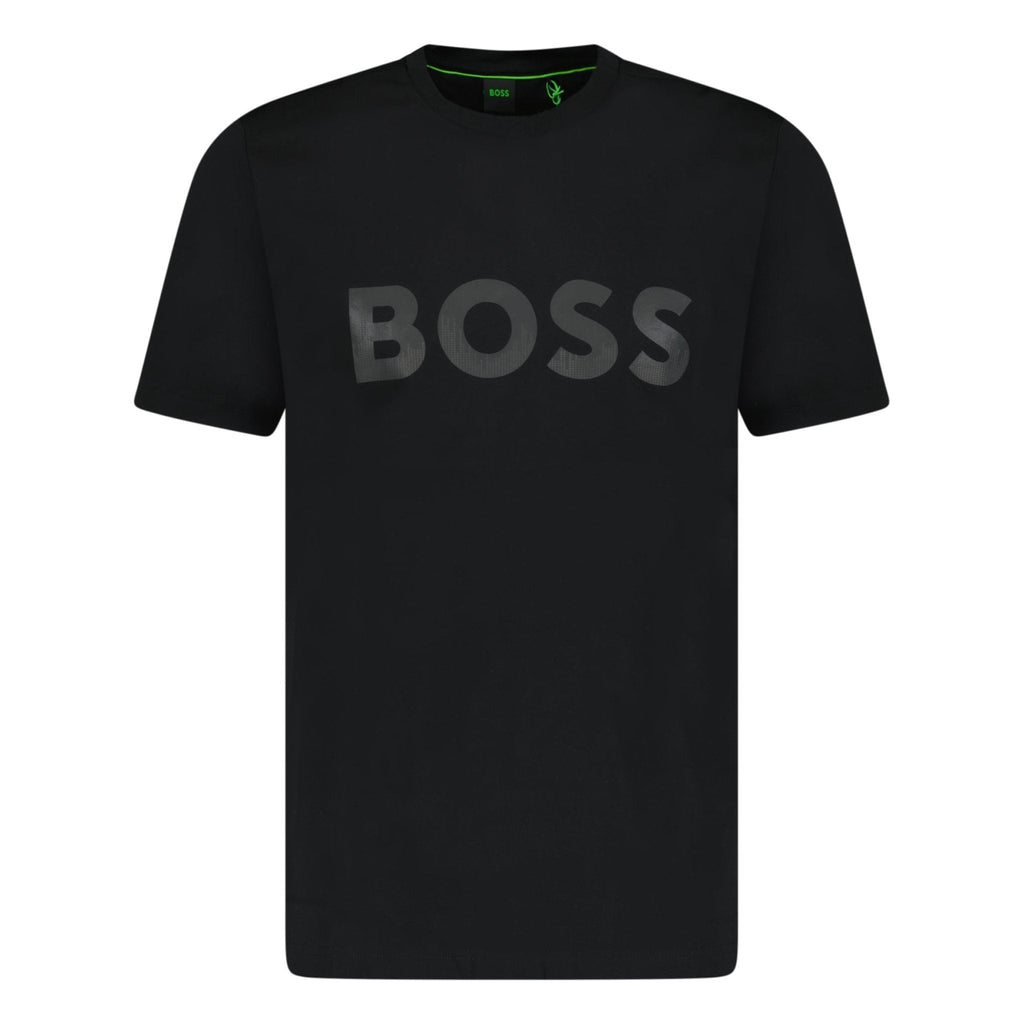 Hugo Boss Reflective Logo T-Shirt Black