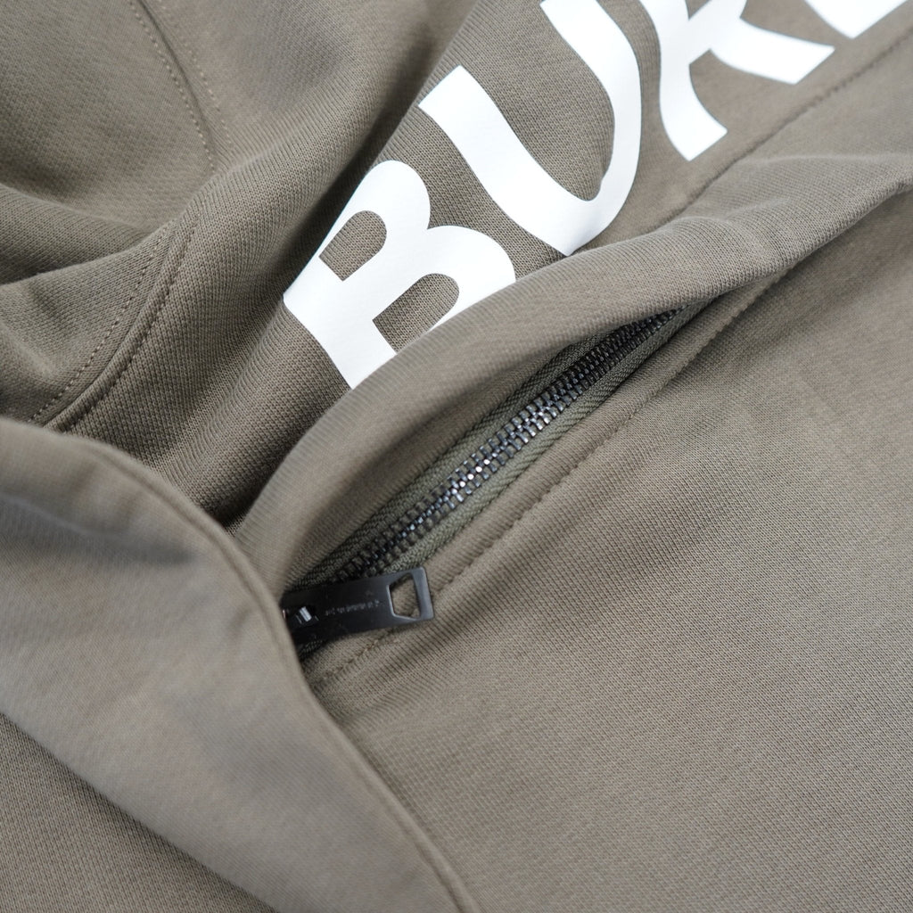 Burberry 'Acklow' Rear Logo Print Sweatshirt Khaki