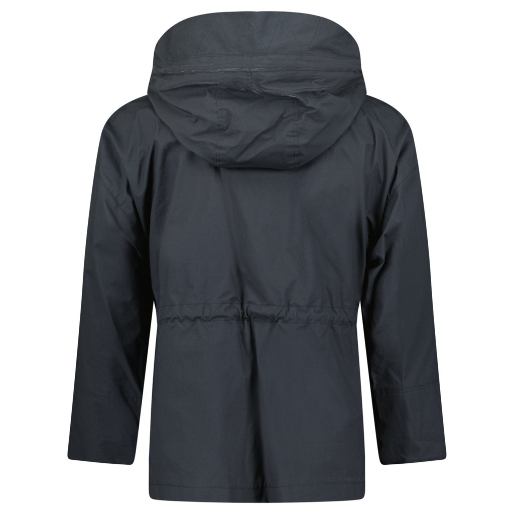 Burberry 'Birley' Check Hooded Rain Jacket Black