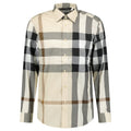 Burberry 'Claverdon' Check Shirt in Modern Beige