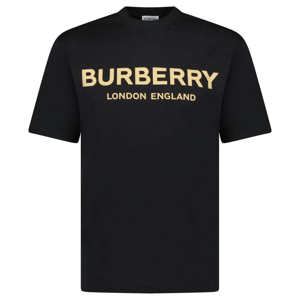 Burberry 'Ellison' Logo Print T-Shirt Black