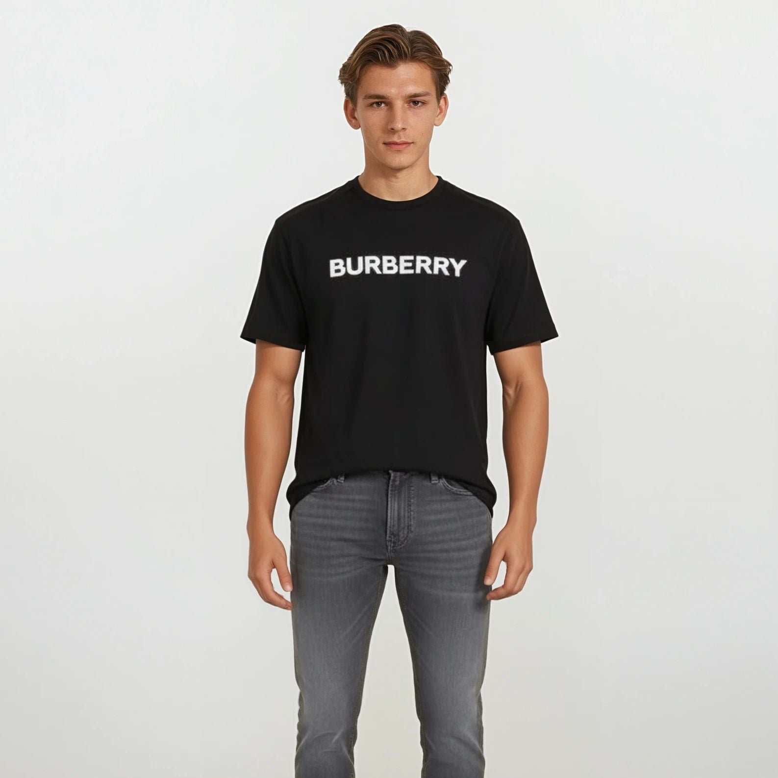 Burberry 'Harriston' Short Sleeve T-Shirt Black
