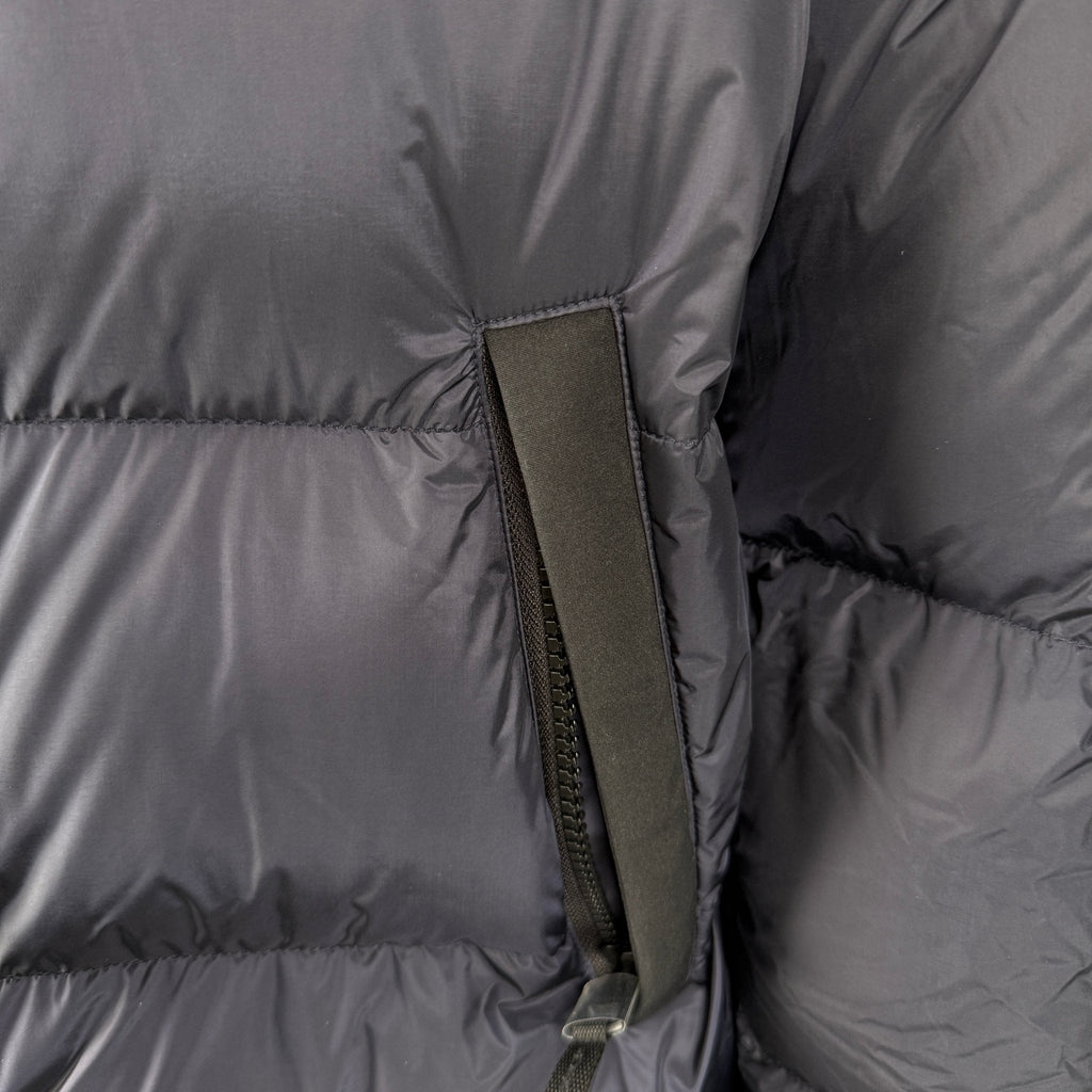 Burberry 'Leeds' Detachable Sleeve Hooded Down Jacket Navy