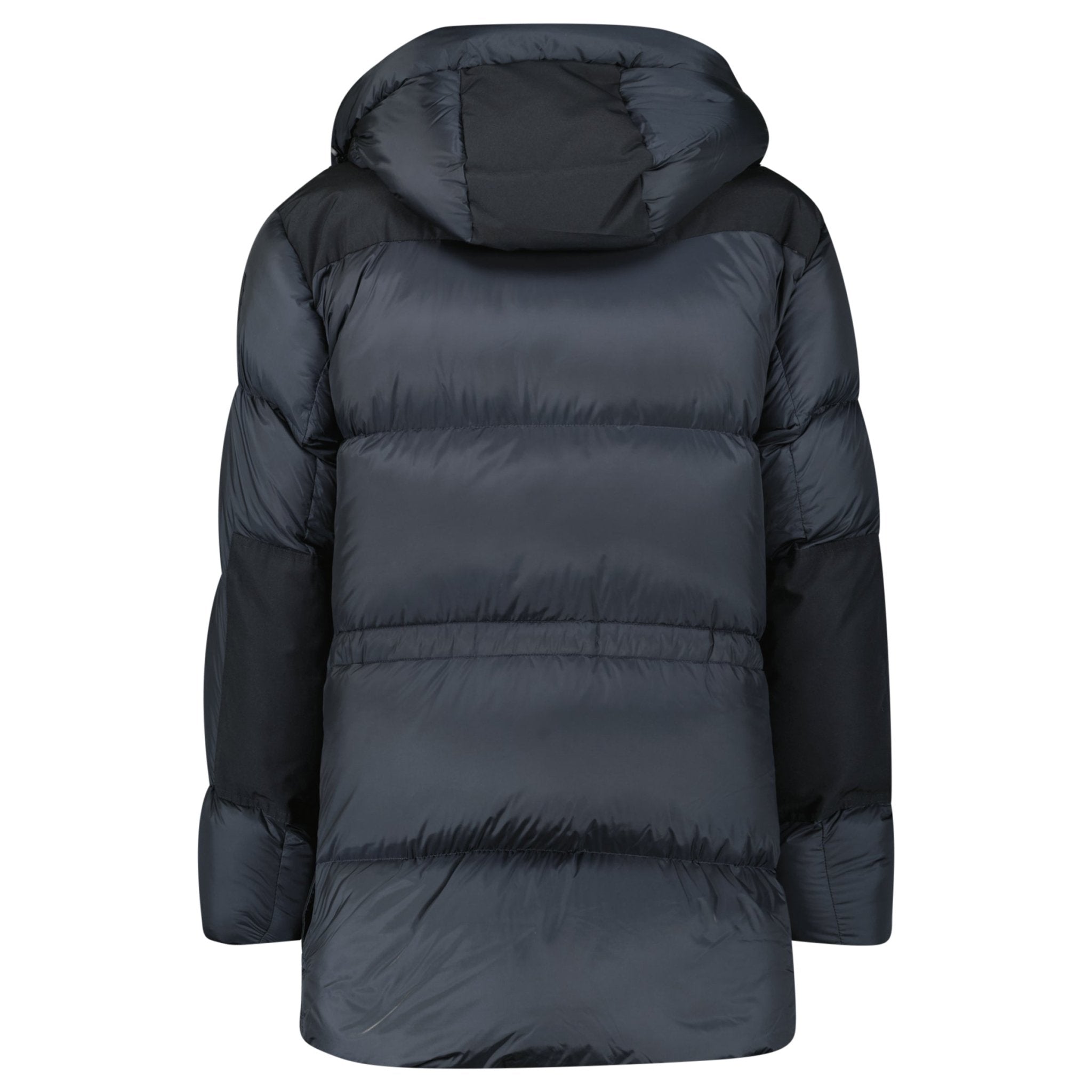 Burberry 'Lindford' Puffer Coat in Charcoal Grey