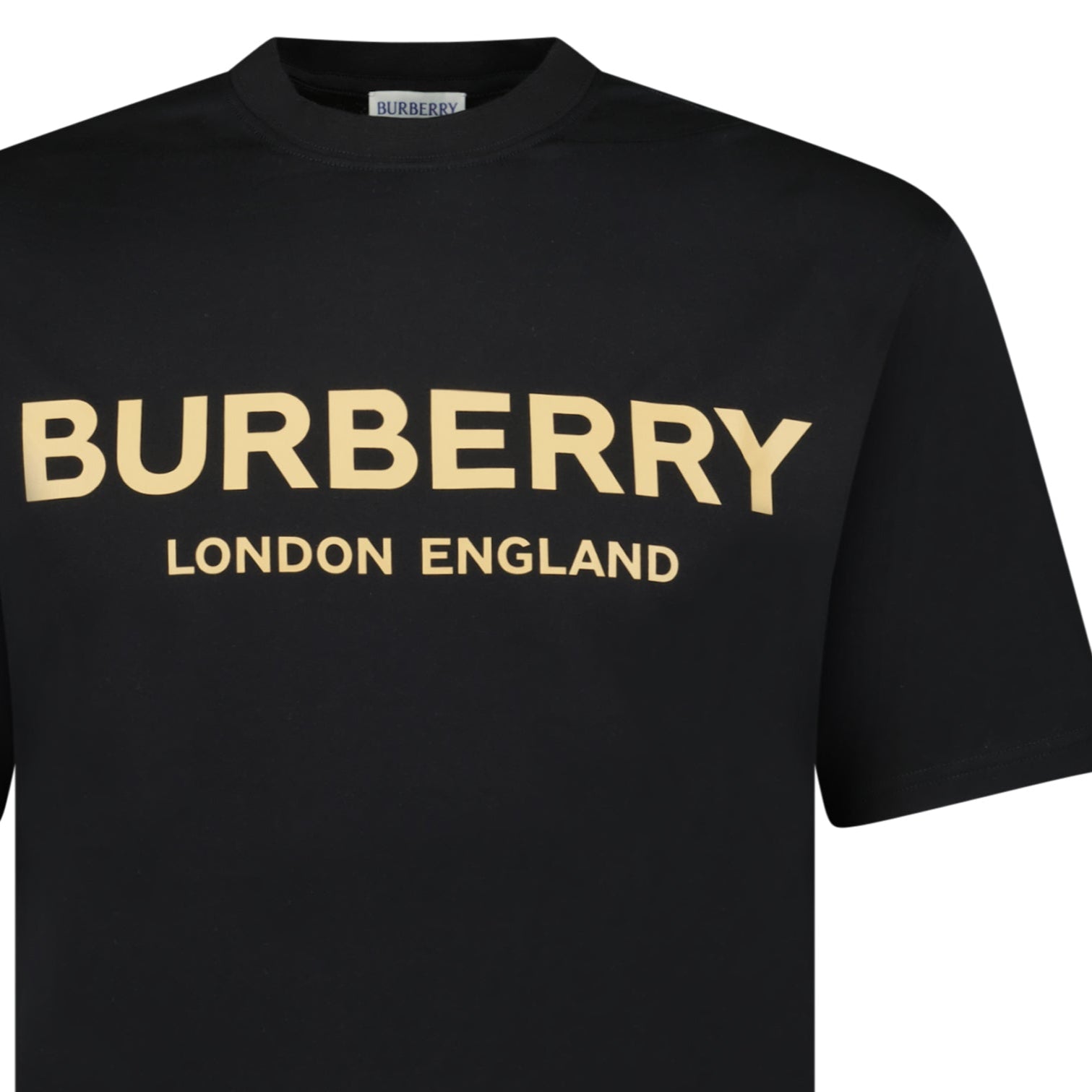 Burberry 'Maud' Logo Print T-Shirt Black