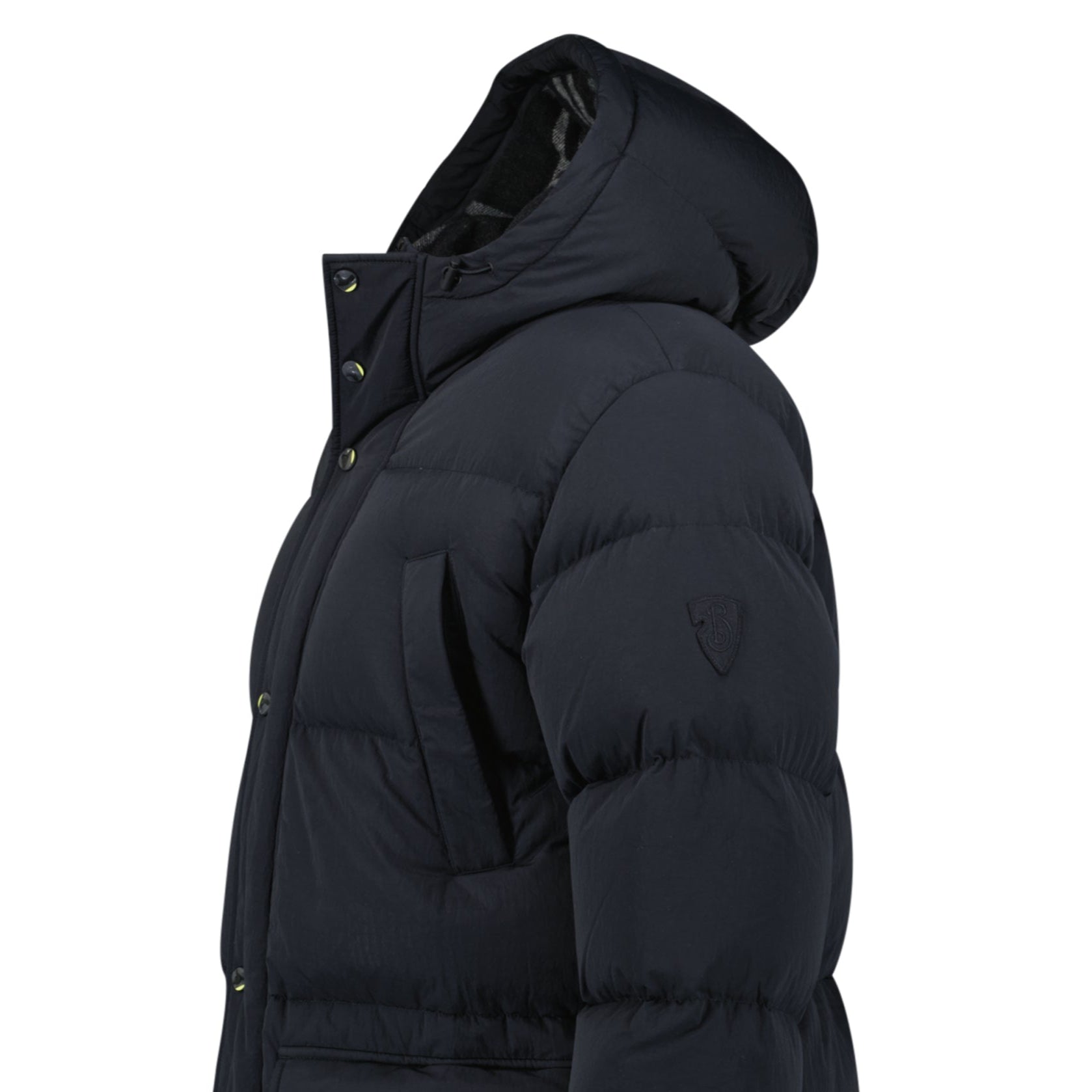 Burberry Technical Nylon Puffer Coat in Black