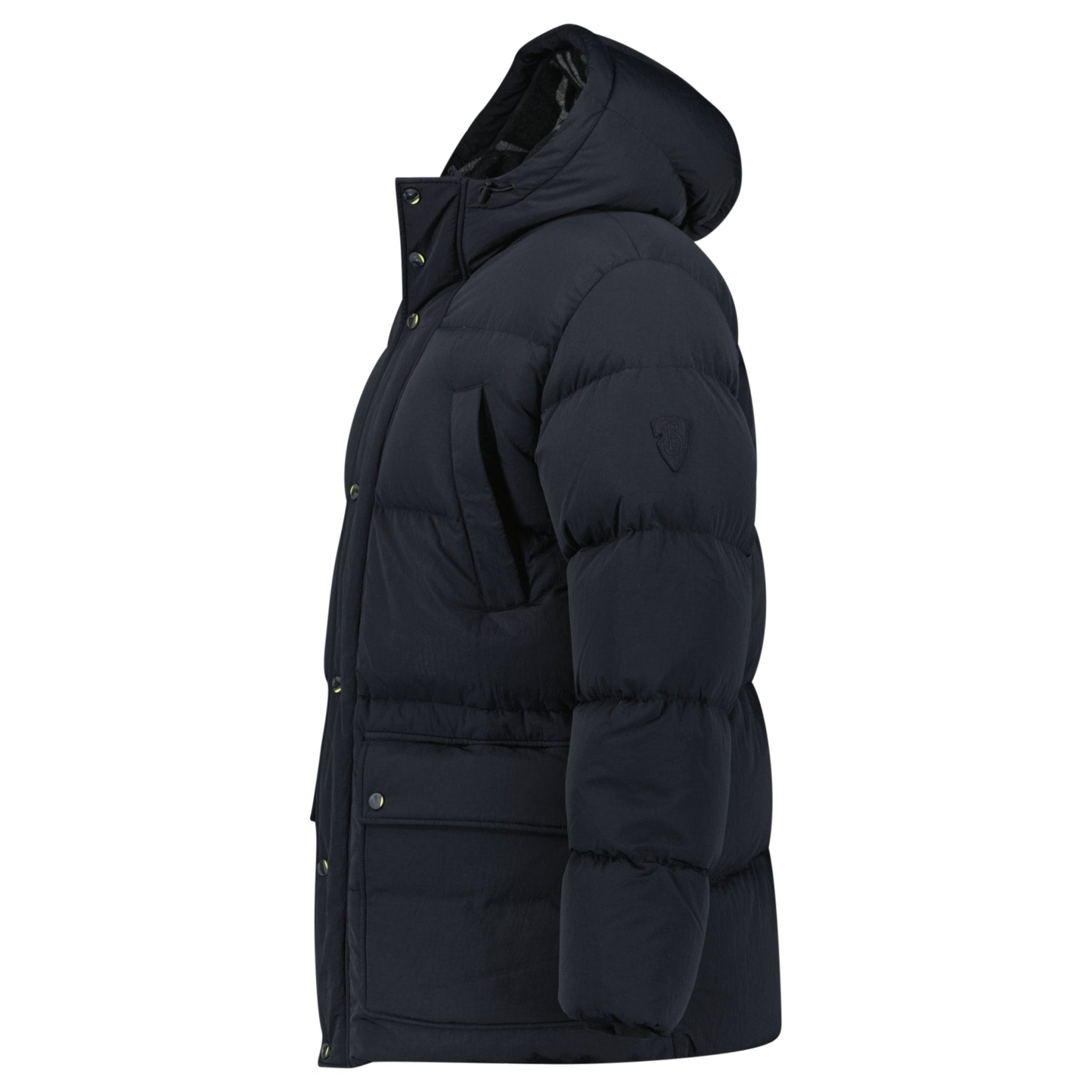 Burberry Technical Nylon Puffer Coat in Black