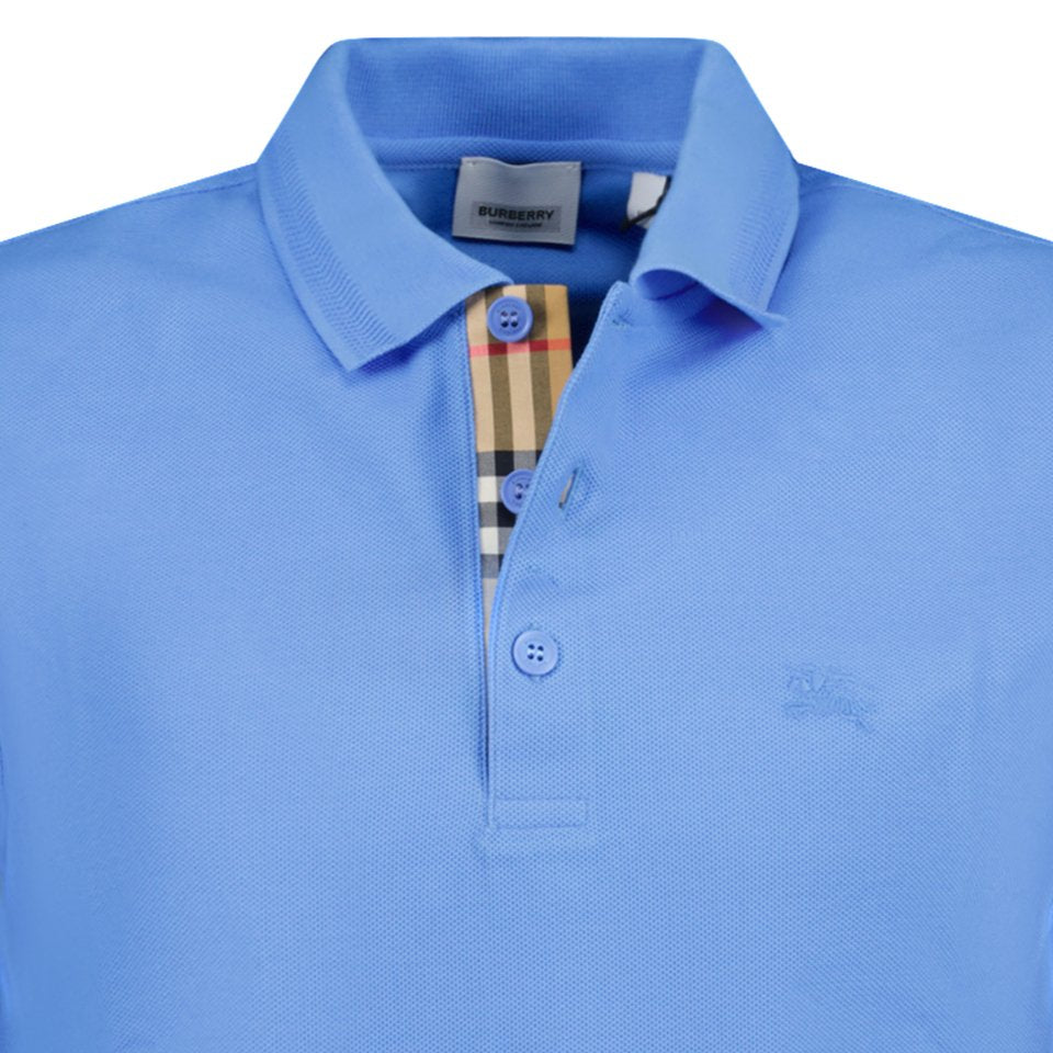 Burberry 'Eddie' Polo-Shirt Blue