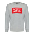 Burberry 'Fawson' Print Cotton Sweatshirt Grey
