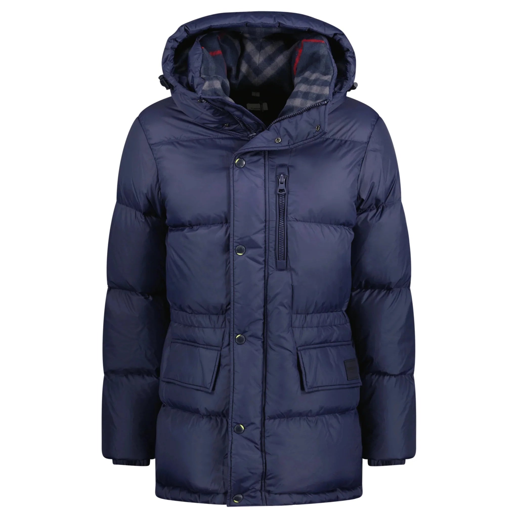 Burberry Haworth Mid Length Down Puffer Jacket Navy
