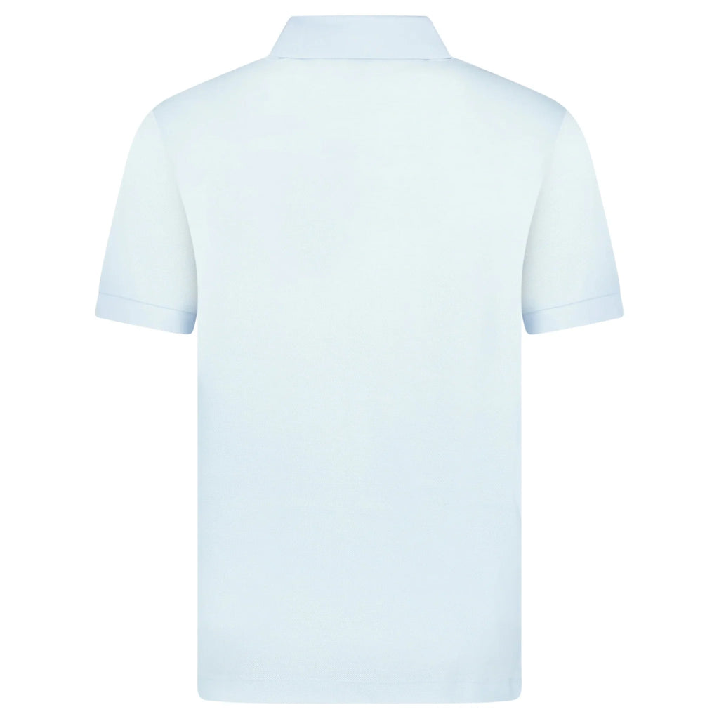 Burberry 'Hartford' Check Placket Polo Light Blue