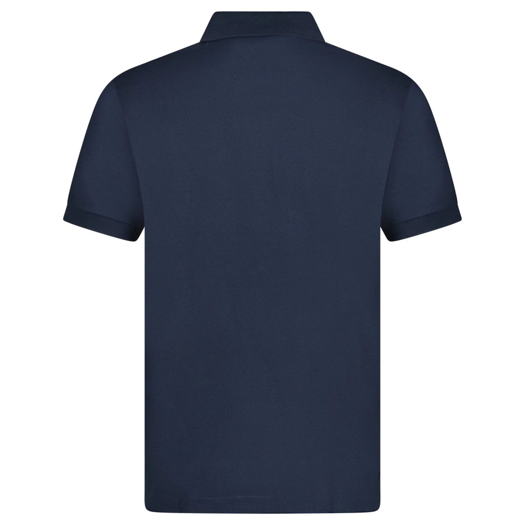 Burberry 'Hartford' Check Placket Polo Navy