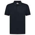 Burberry 'Hartford' Embossed Logo Polo Black