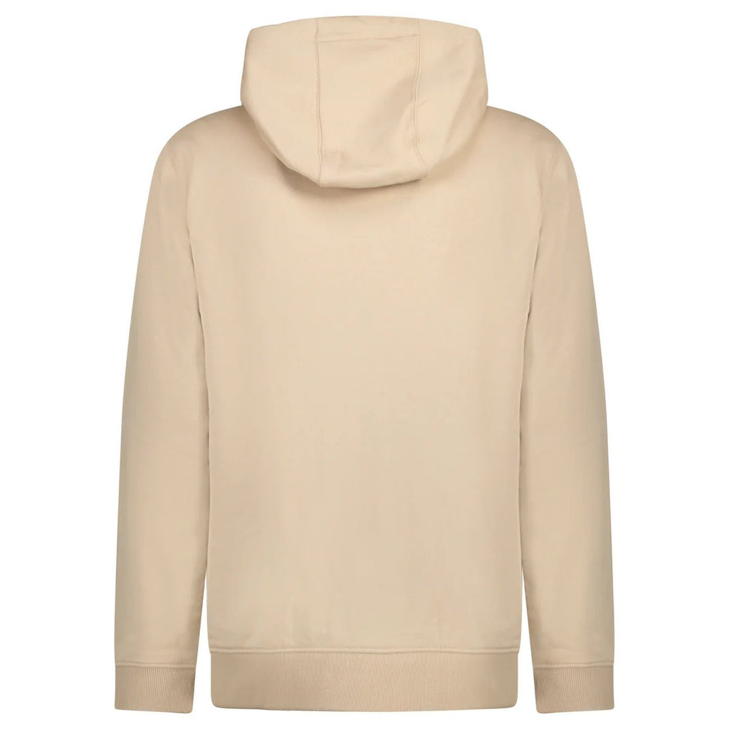 Burberry 'Hove' check Hood Embroidery Logo Hoodie Zip Sweatshirt Beige