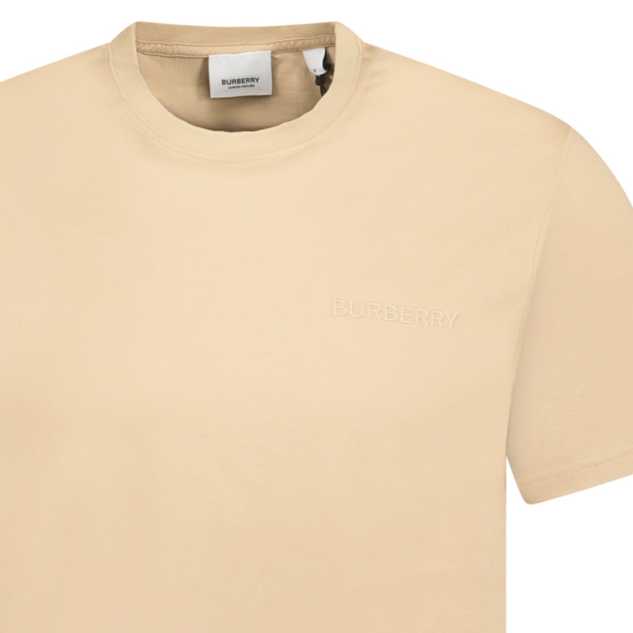 Burberry 'Jenson' Crew Neck Logo T-Shirt Soft Fawn
