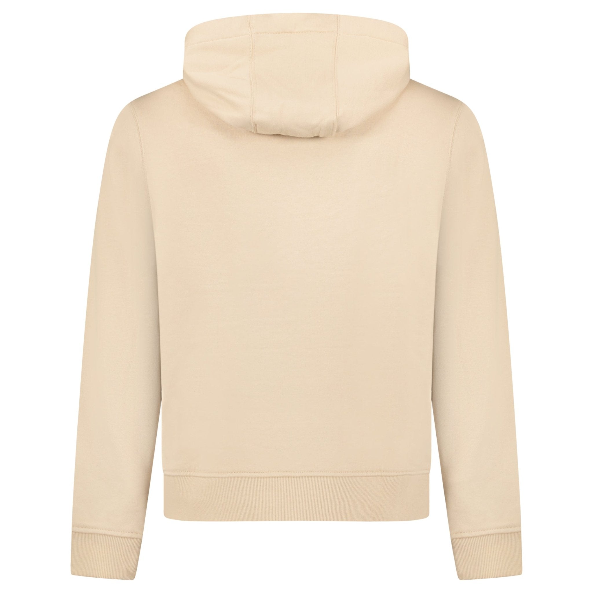 Burberry 'Keira' Logo Hoodie Zip Sweatshirt Beige