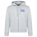 Burberry 'Keira' Logo Hoodie Zip Sweatshirt Grey