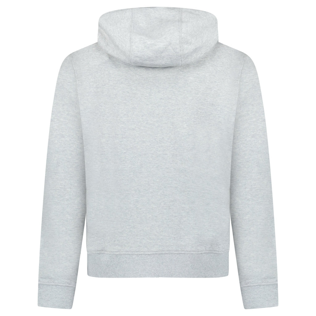 Burberry 'Keira' Logo Hoodie Zip Sweatshirt Grey