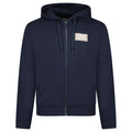 Burberry 'Keira' Logo Hoodie Zip Sweatshirt Navy