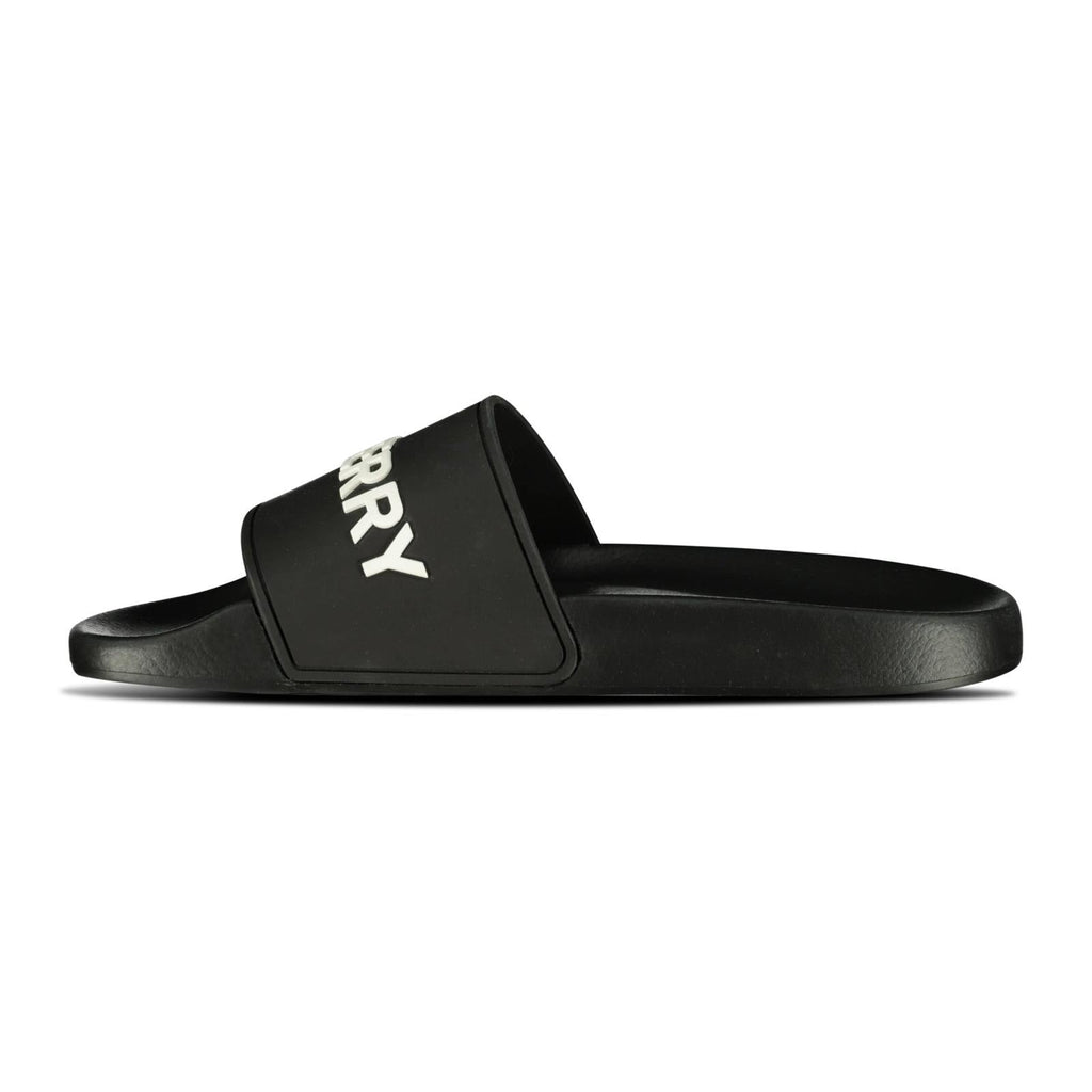 Burberry Logo Tech Furley Sliders Black