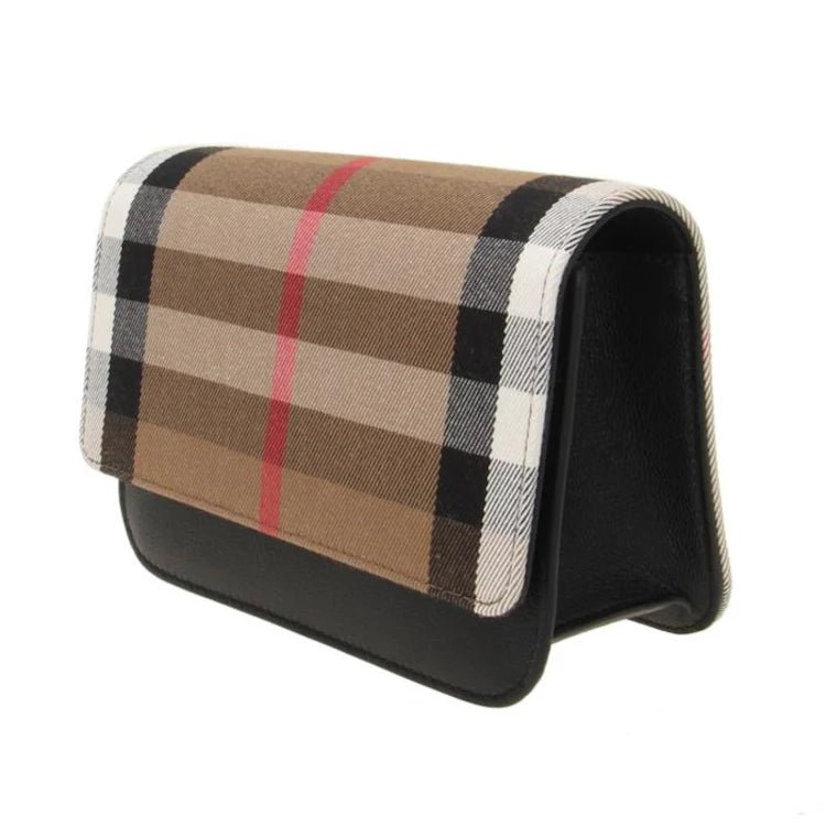 Burberry 'Madison' Leather Shoulder Bag Black