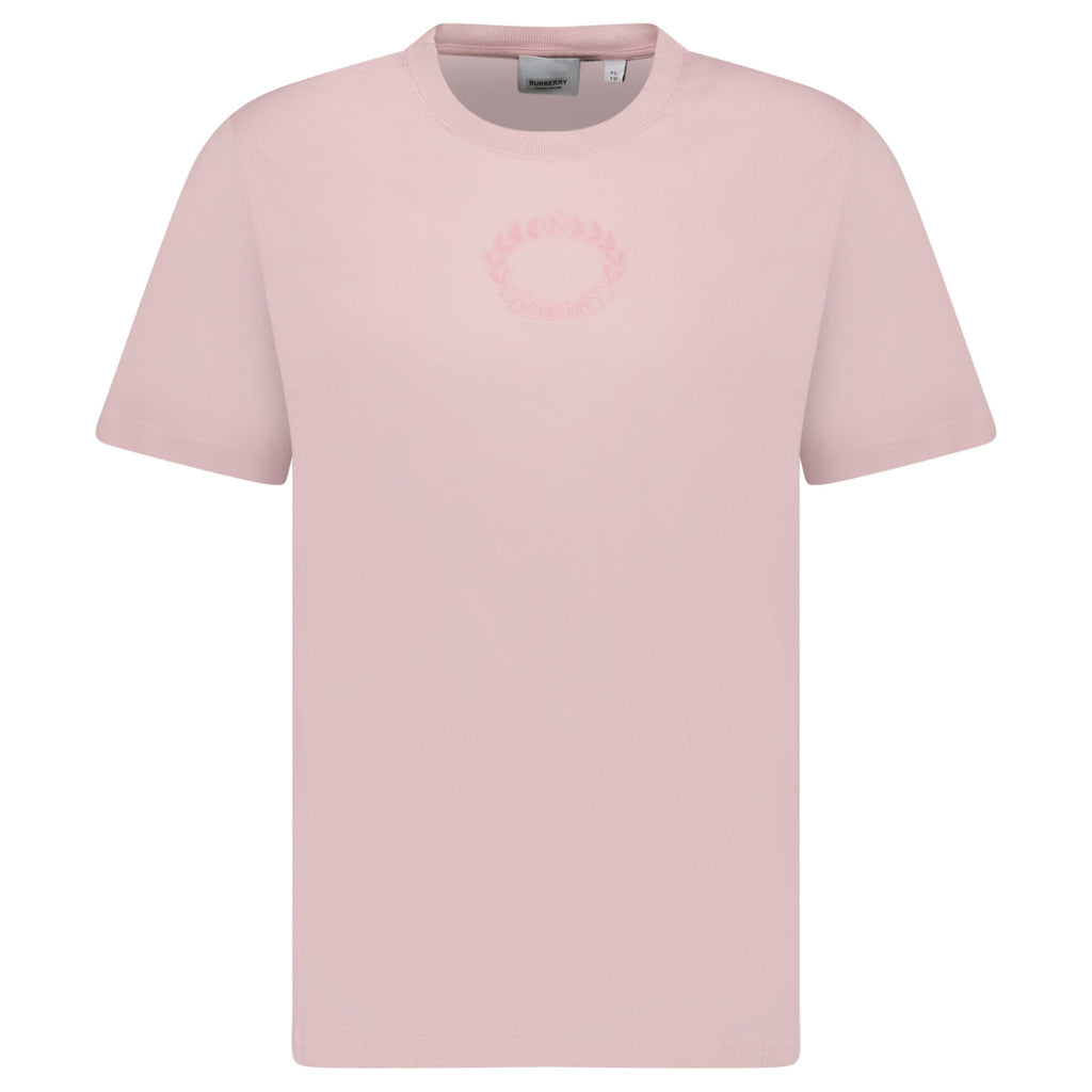 Burberry 'Margot' Embroidery Logo T-Shirt Pink