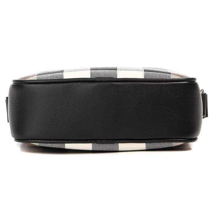 Burberry 'Paddy' Check Messenger / Side Bag Black