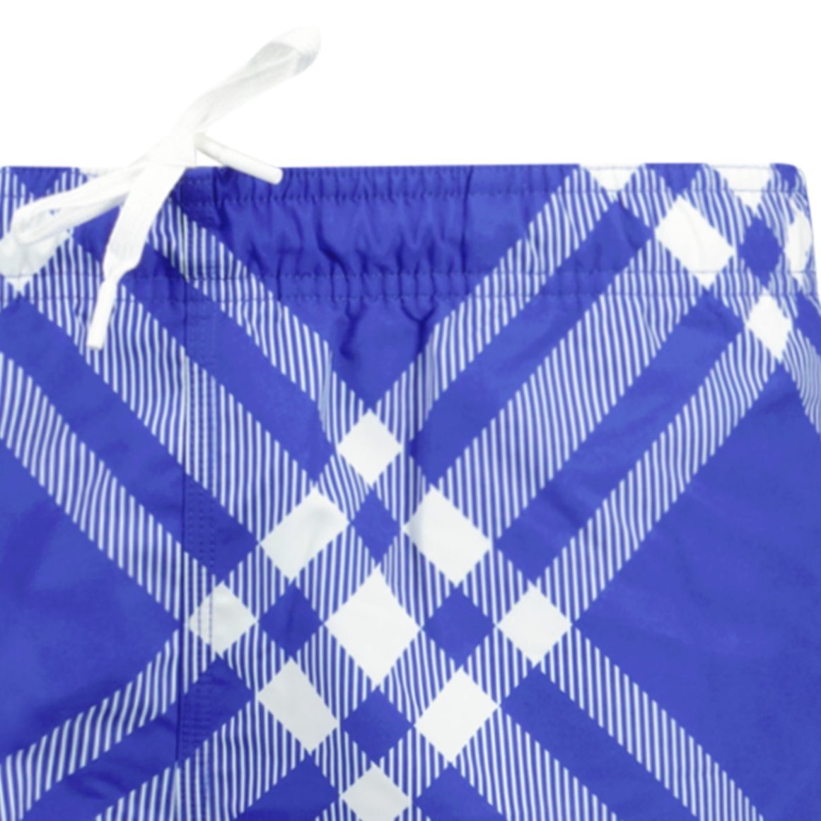Burberry Swim Shorts in Signature Knight Check Blue