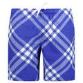 Burberry Swim Shorts in Signature Knight Check Blue