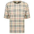 Burberry 'Willesden' Check T-Shirt Beige