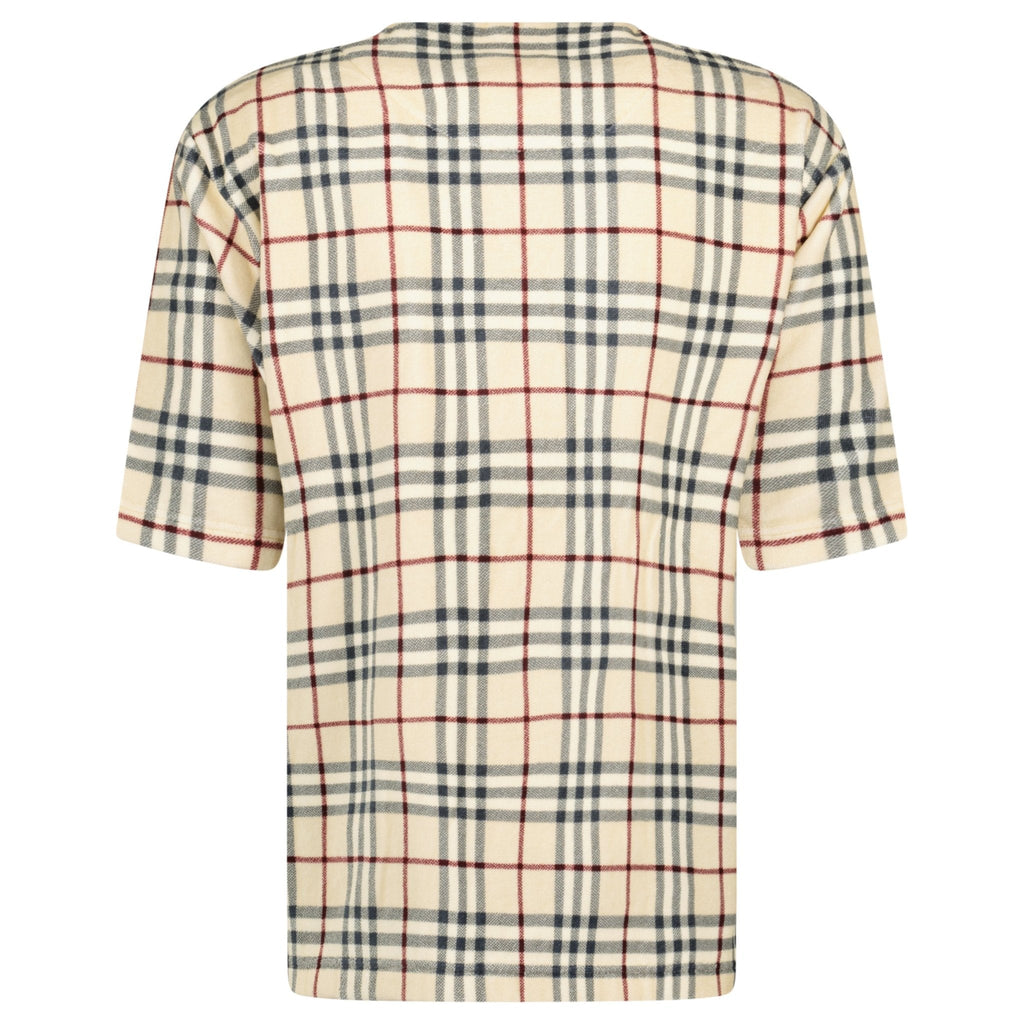 Burberry 'Willesden' Check T-Shirt Beige