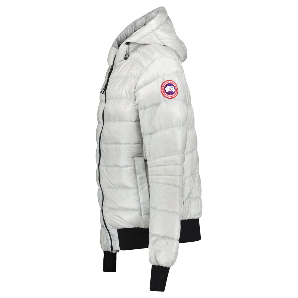 Canada Goose 'Crofton' Hooded Bomber Jacket Grey