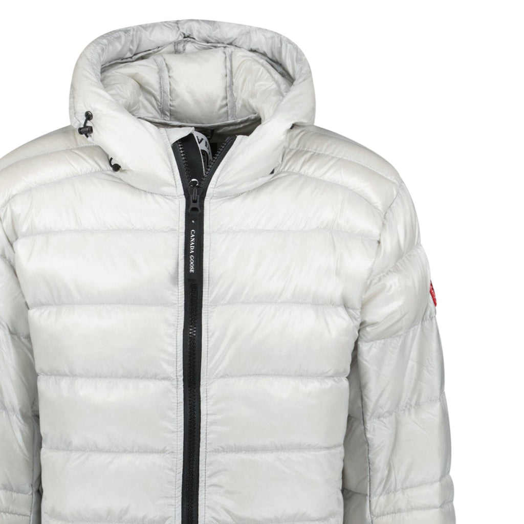 Canada Goose 'Crofton' Hooded Bomber Jacket Grey