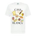 Casablanca In Flight Pastries Printed T-Shirt White