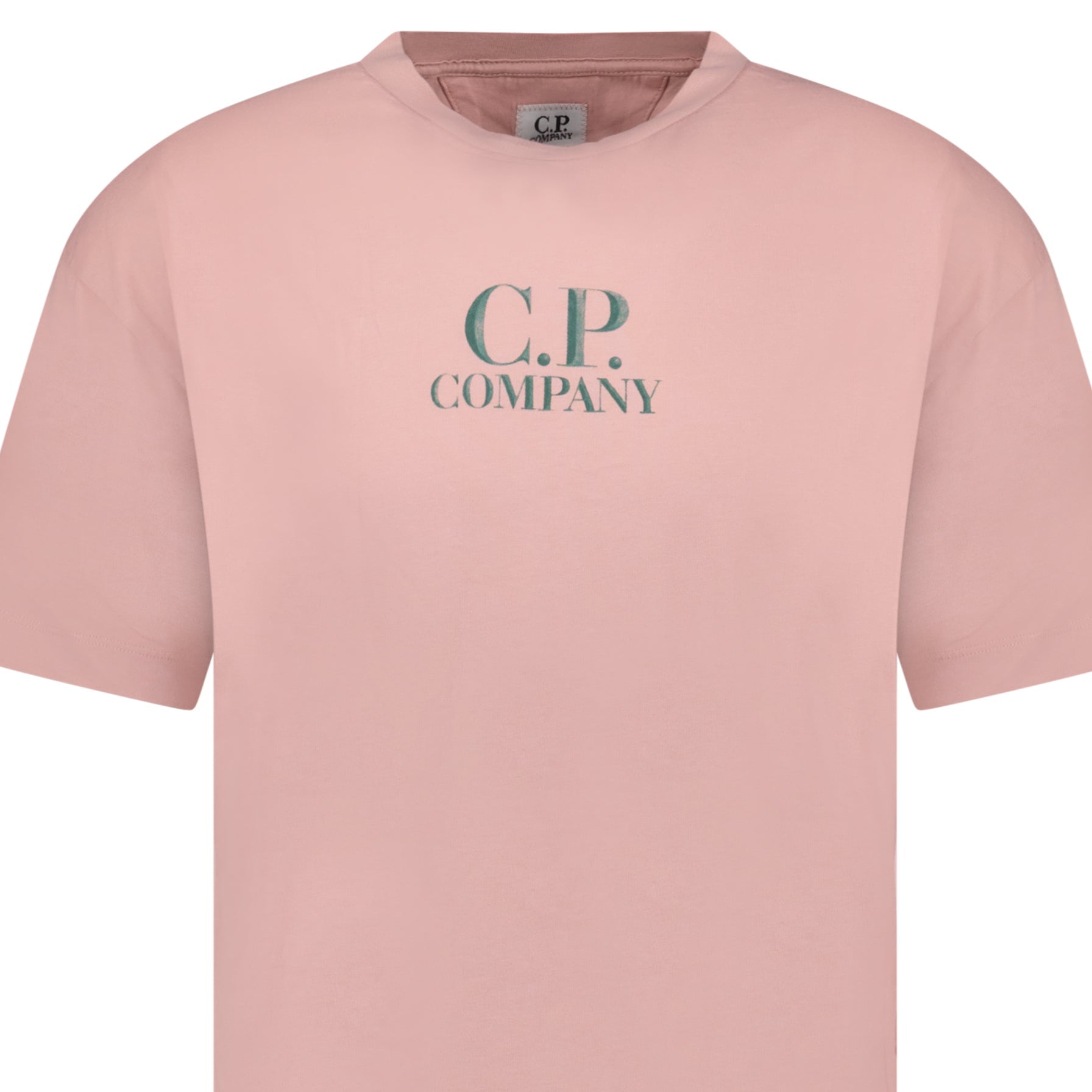 CP Company 30/1 Jersey Logo T-Shirt Misty Rose