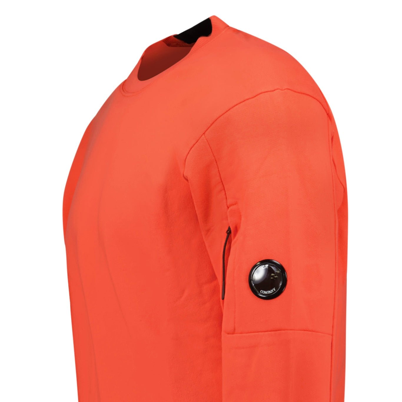 CP Company Arm Lens Diagonal Sweatshirt Poinciana Red