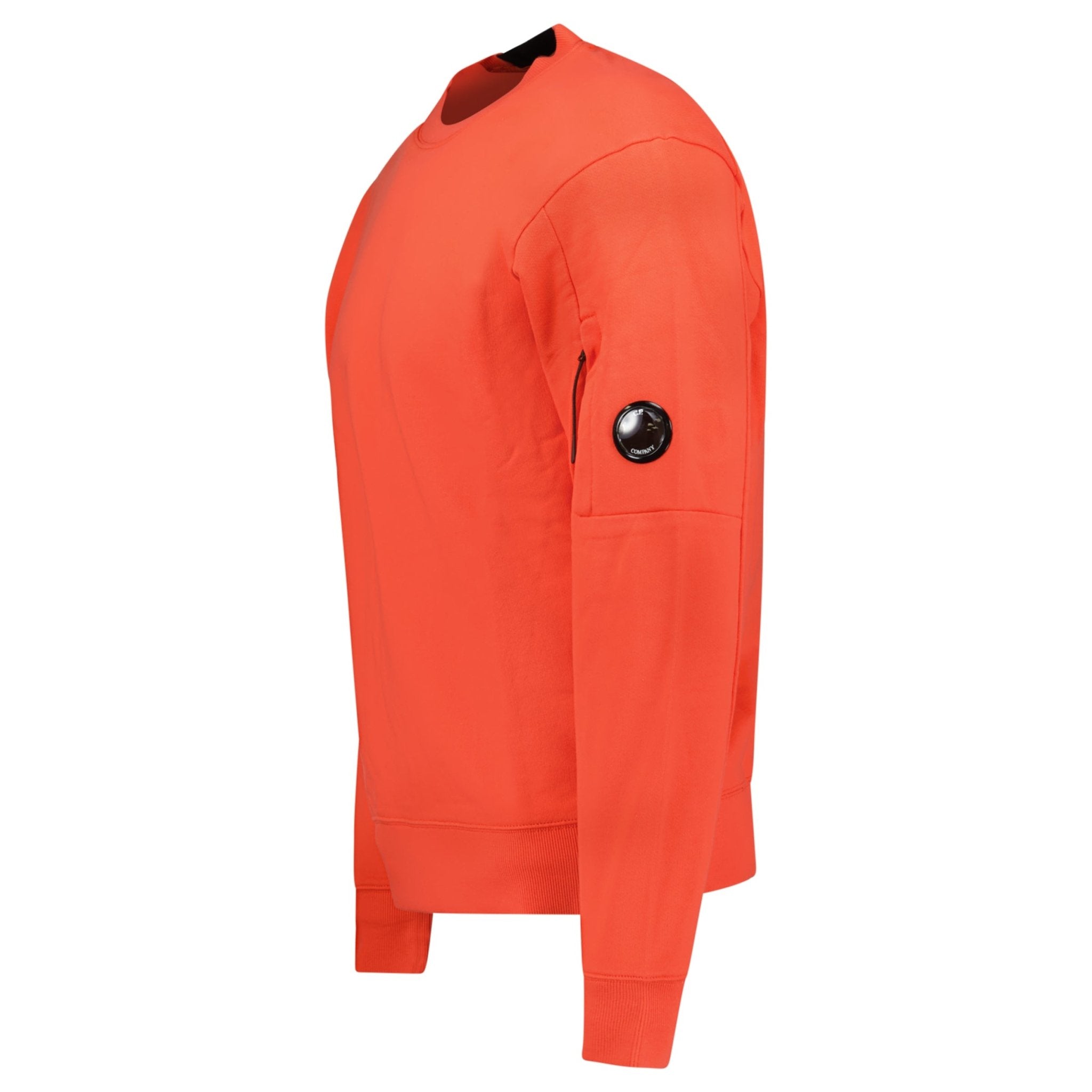 CP Company Arm Lens Diagonal Sweatshirt Poinciana Red