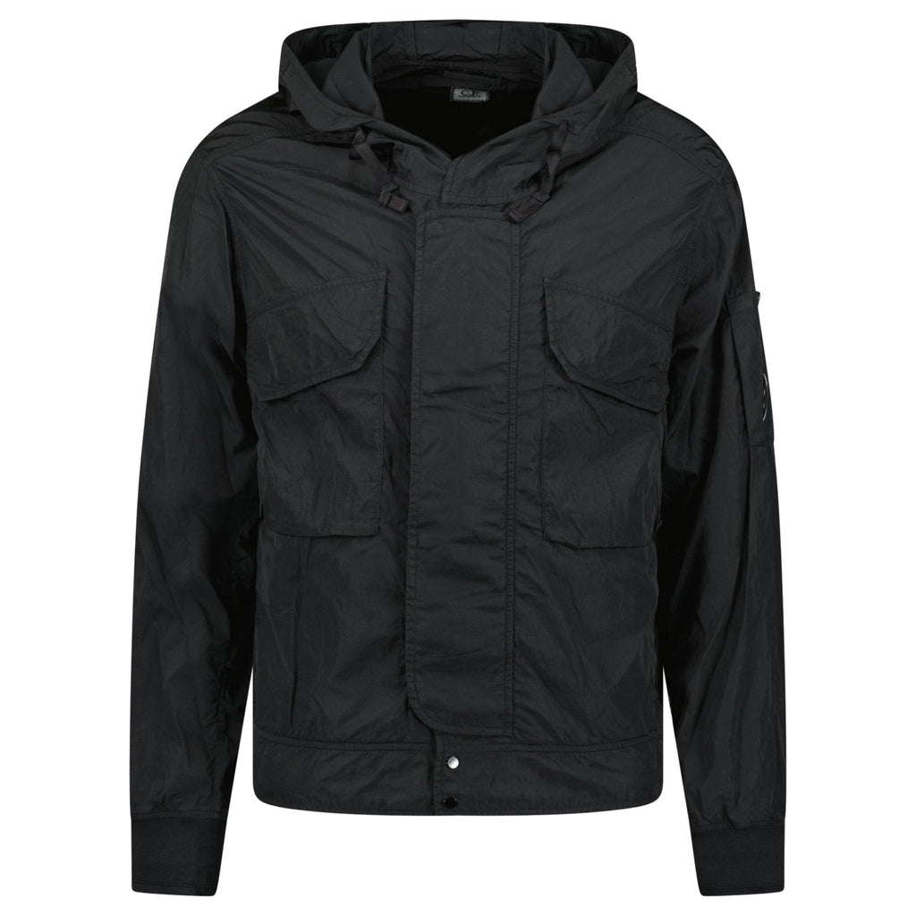 CP Company Black Chrome-R Hooded Lens Jacket
