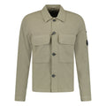 CP Company Button Up Lens Overshirt Light Khaki