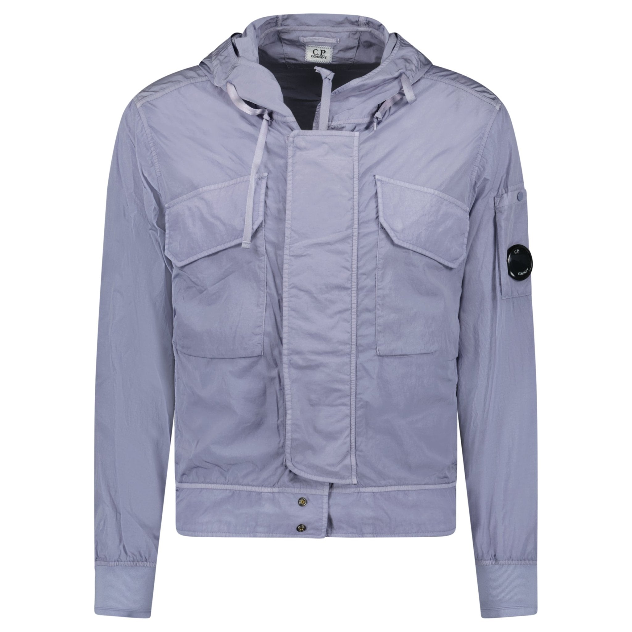 CP Company Chrome-R Hooded Lens Jacket Lavender Violet