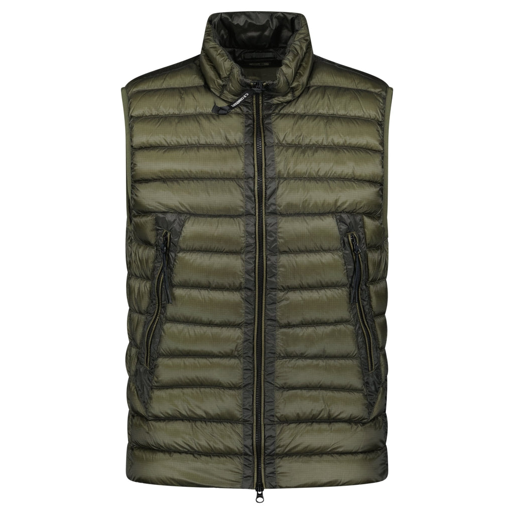 CP Company D.D. Shell Lightweight Lens Gilet Dark Green