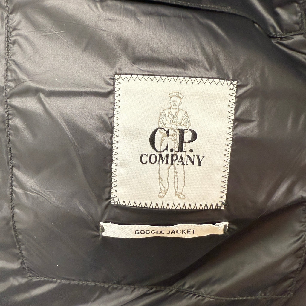 CP Company D.D. Padded Goggle Down Jacket Black